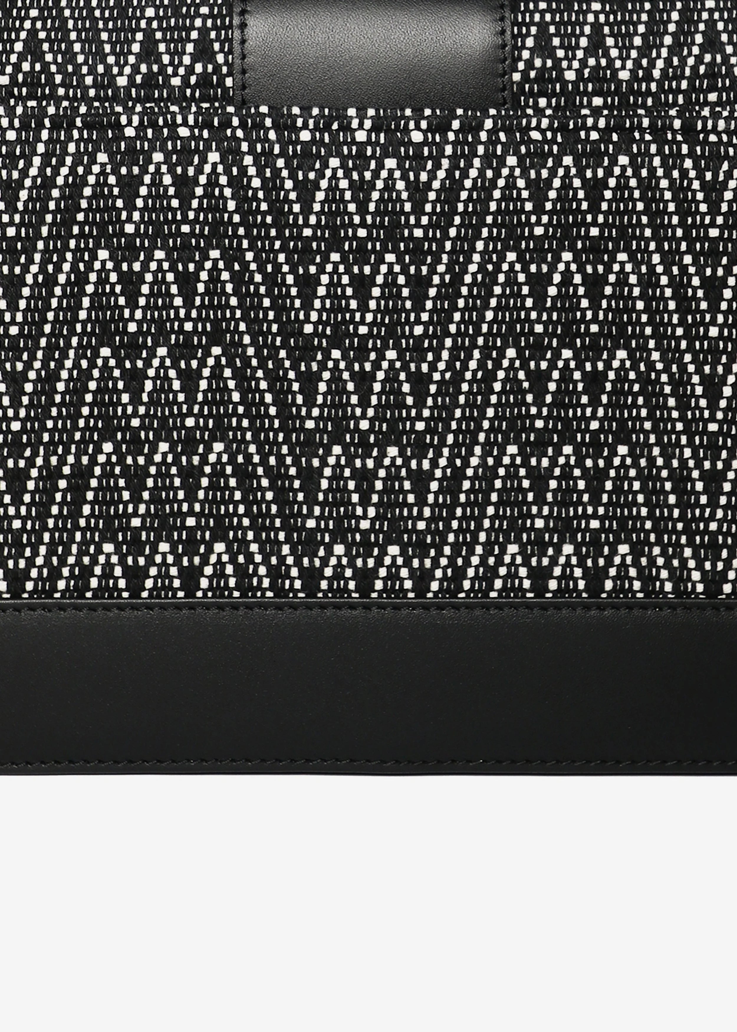 Berlin Clutch - Peak Noir with Black Leather
