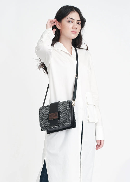 Berlin - Peak Noir with Black Leather