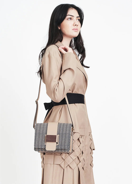 Berlin - Twist Dusk with Beige Leather