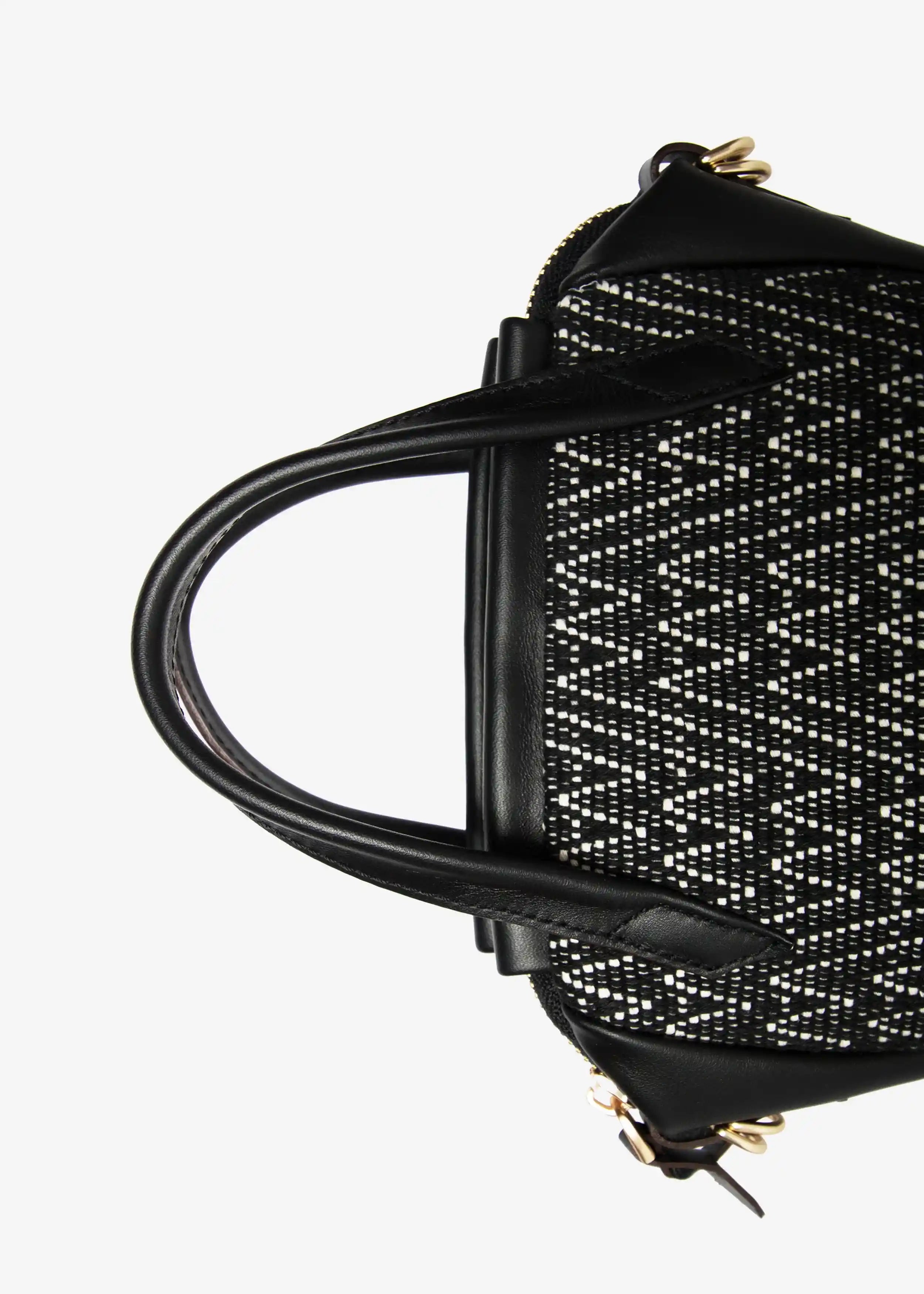 Chicago Mini - Peak Noir with Black Leather