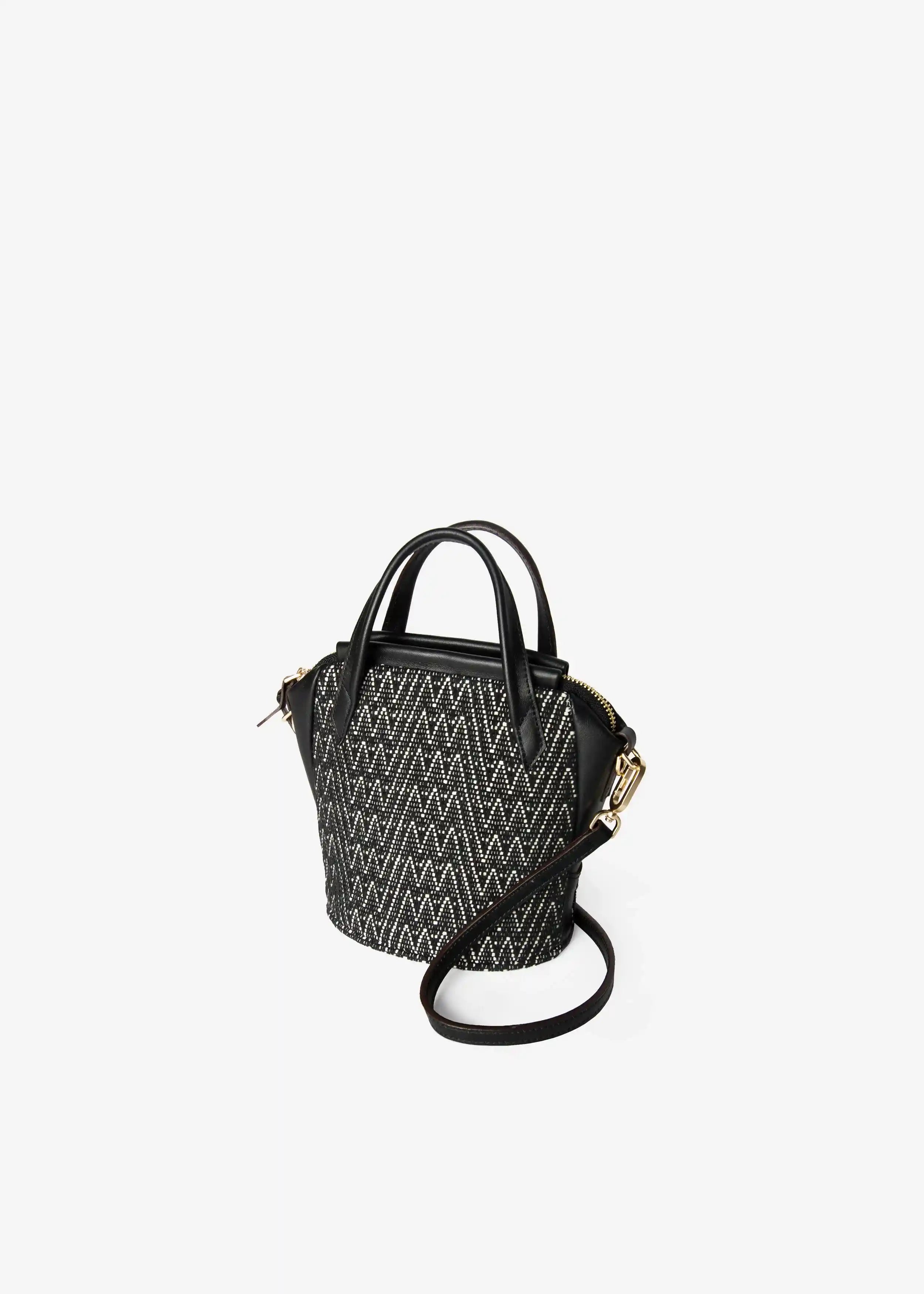 Chicago Mini - Peak Noir with Black Leather