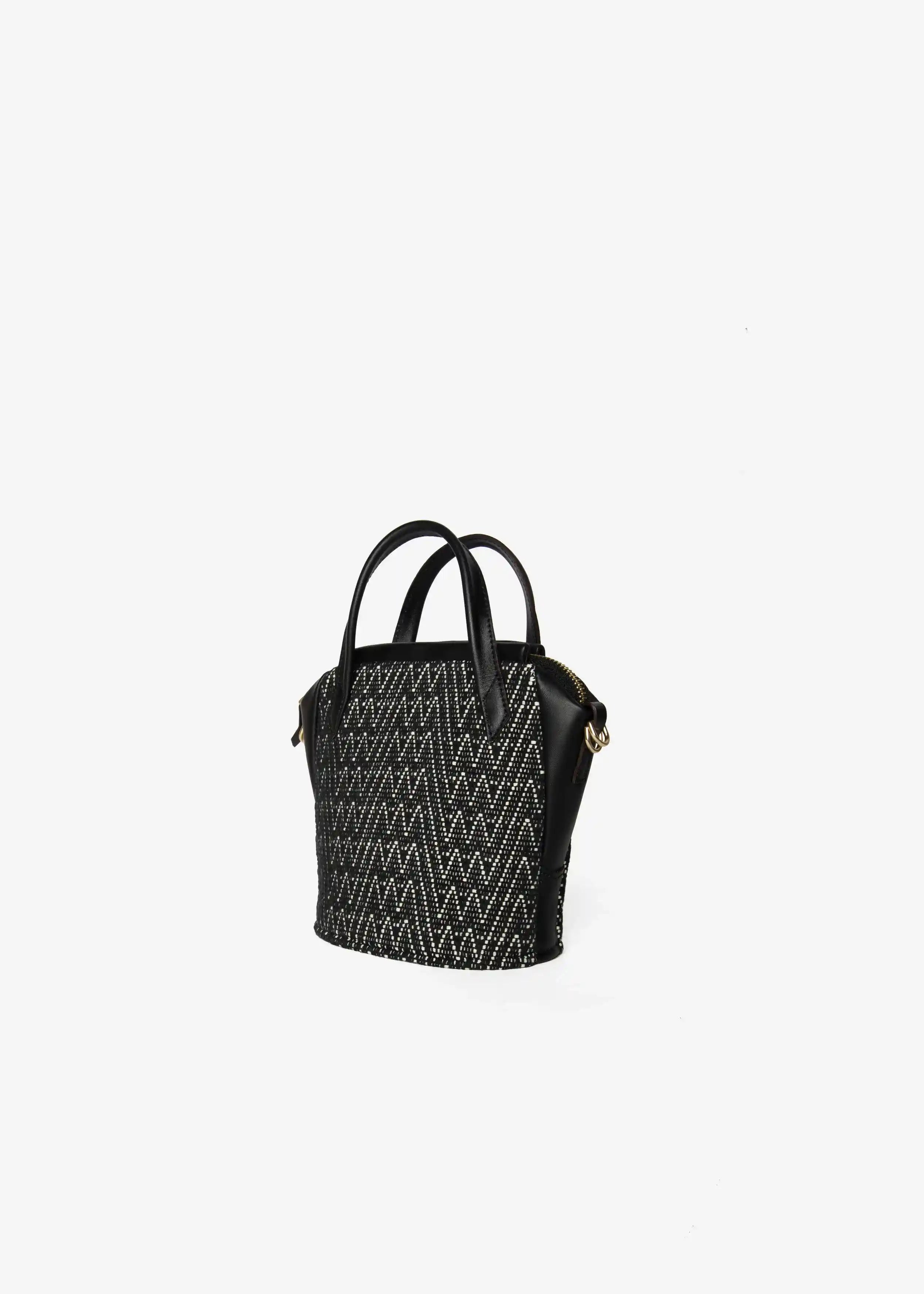 Chicago Mini - Peak Noir with Black Leather