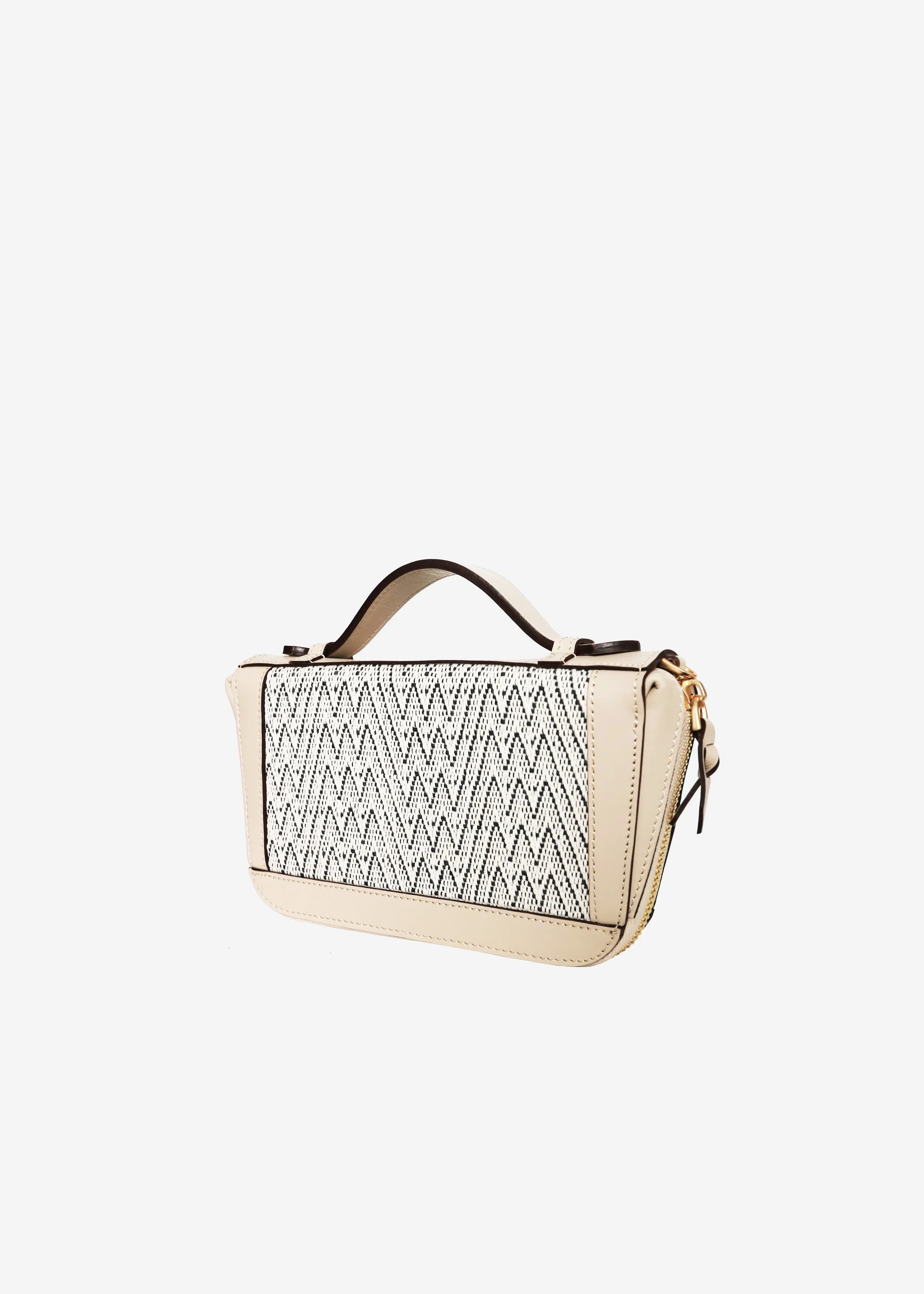 Paris - Peak Mountain Snow with Cream Leather