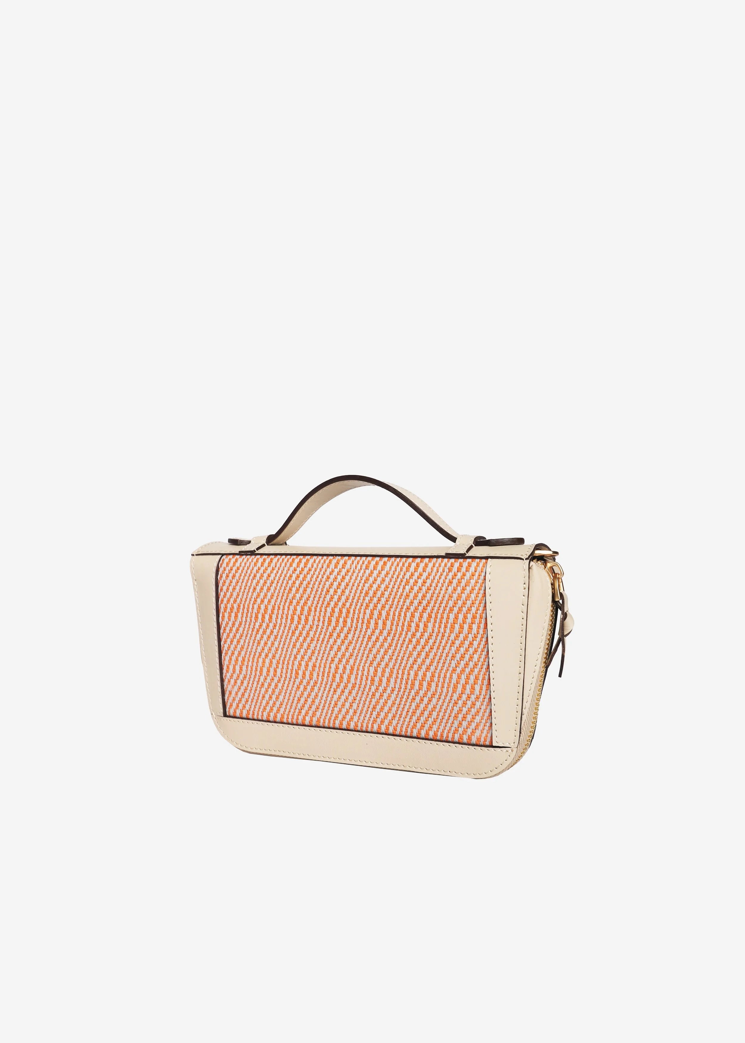 Paris - Rise Coral with Cream Leather