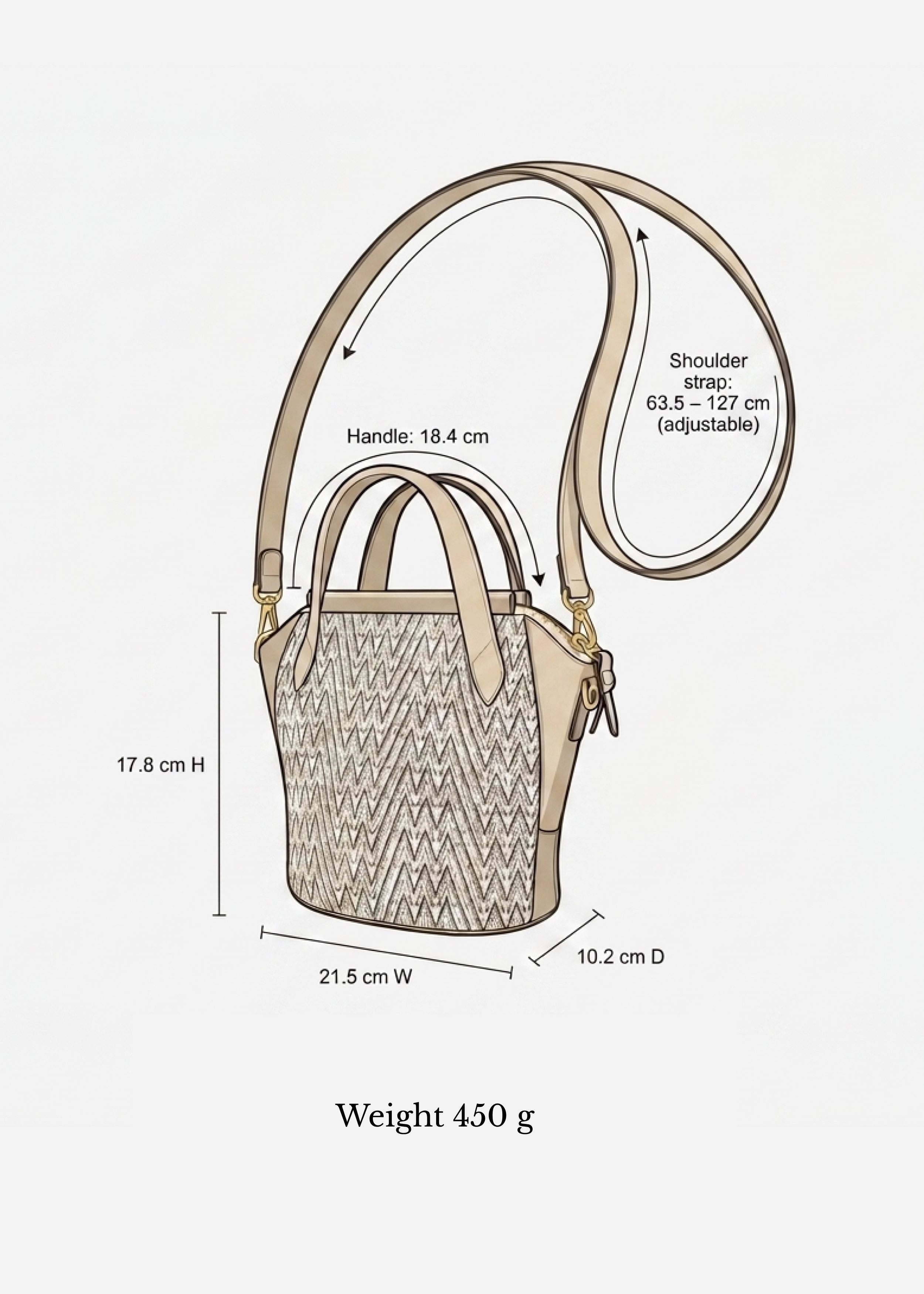 Chicago Mini - Dream Green Mango with Yellow Leather